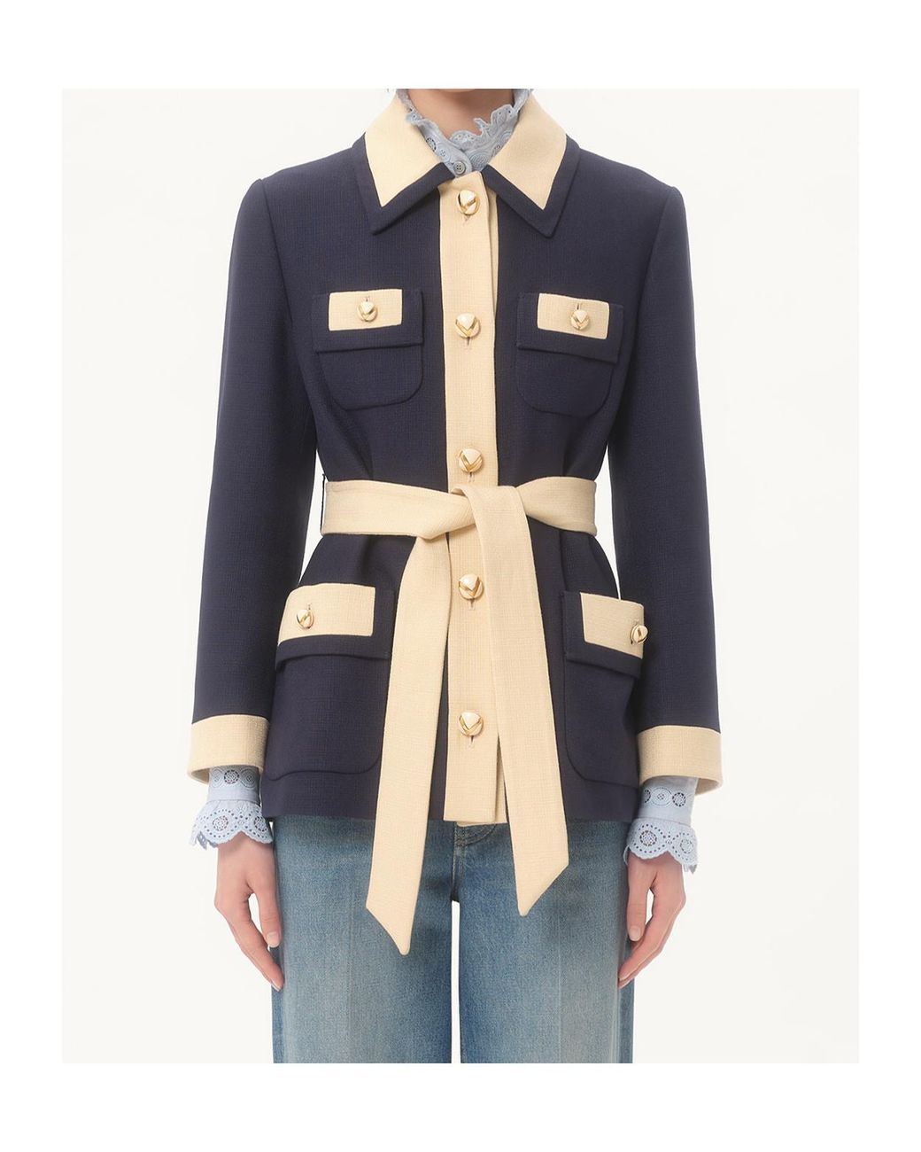 Valentino Blue Caban