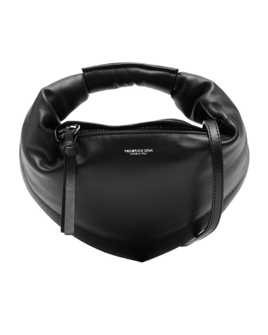 FEDERICO CINA Black Tortellino Shoulder Bag