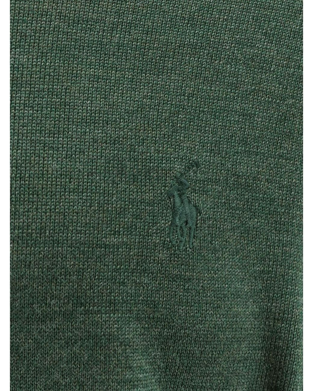 Polo Ralph Lauren Green Crew-Neck Knitted Sweater for men