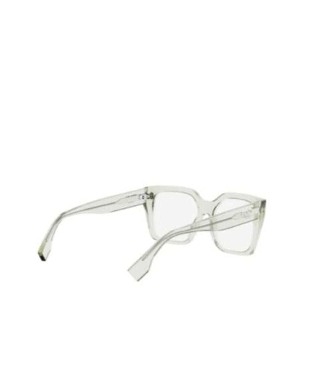 Fendi White Eyewear Square Frame Glasses for men