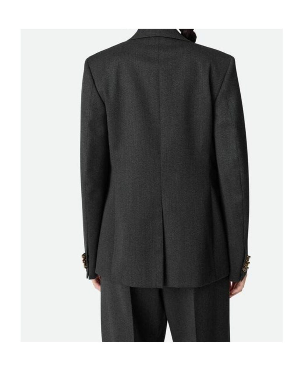 Bottega Veneta Black Compact Twill Jacket