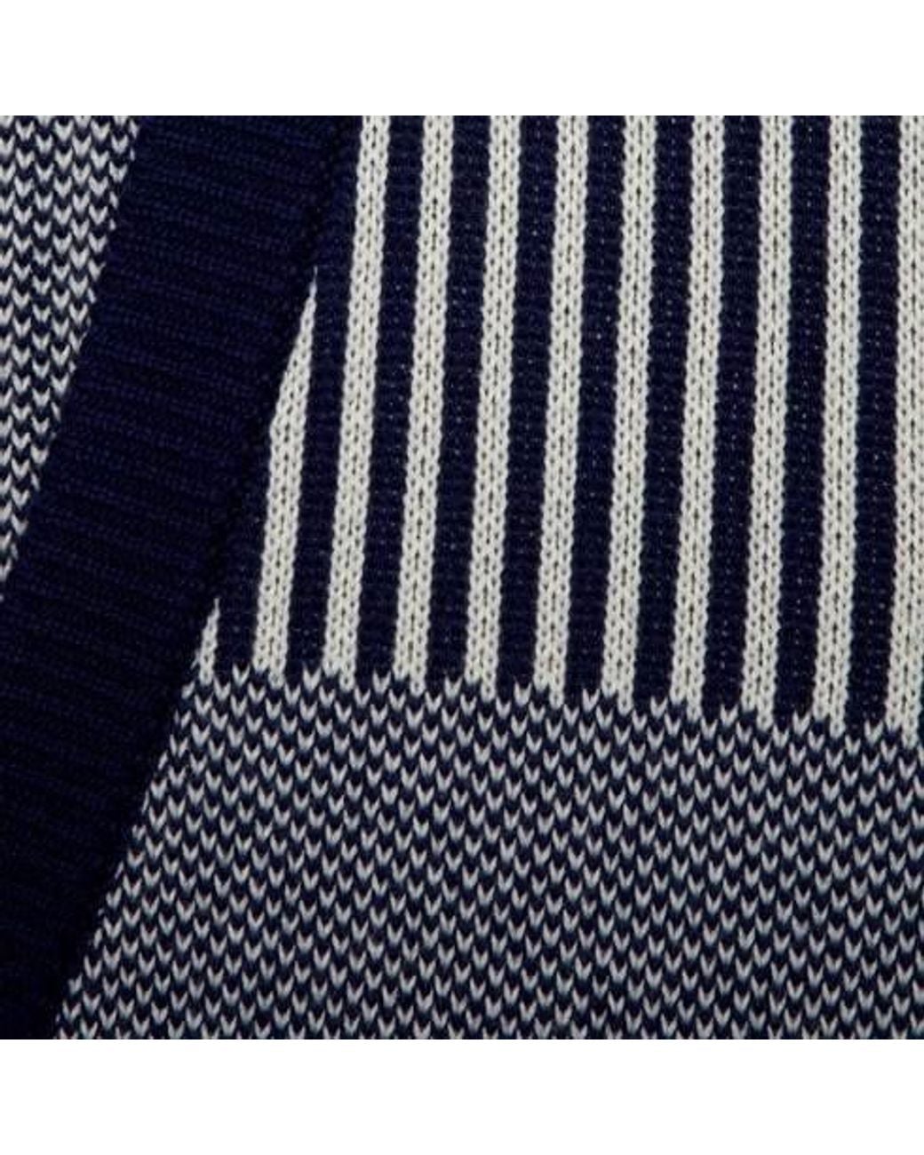 Gucci Blue V-neck Monogram-print Cotton And Wool-blend Cardigan for men
