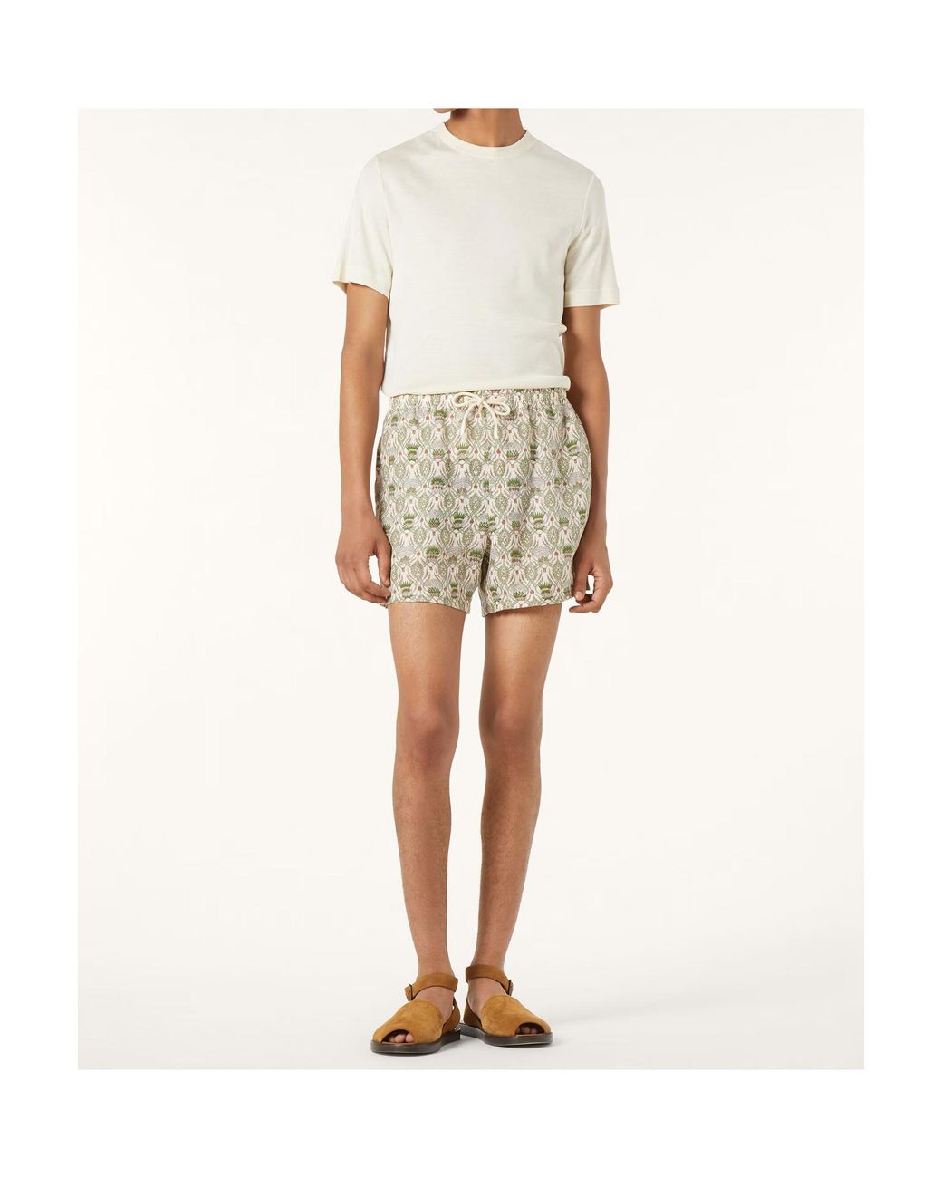 Loro Piana White Mazzorbo T-Shirt for men