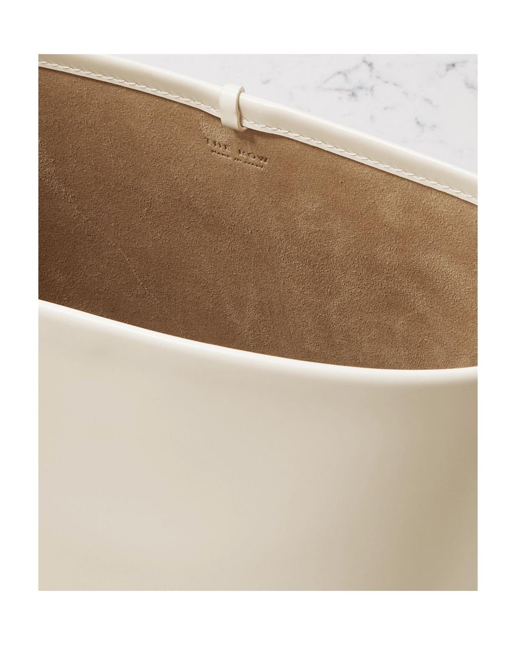 The Row White N/S Park Small Tote Bag