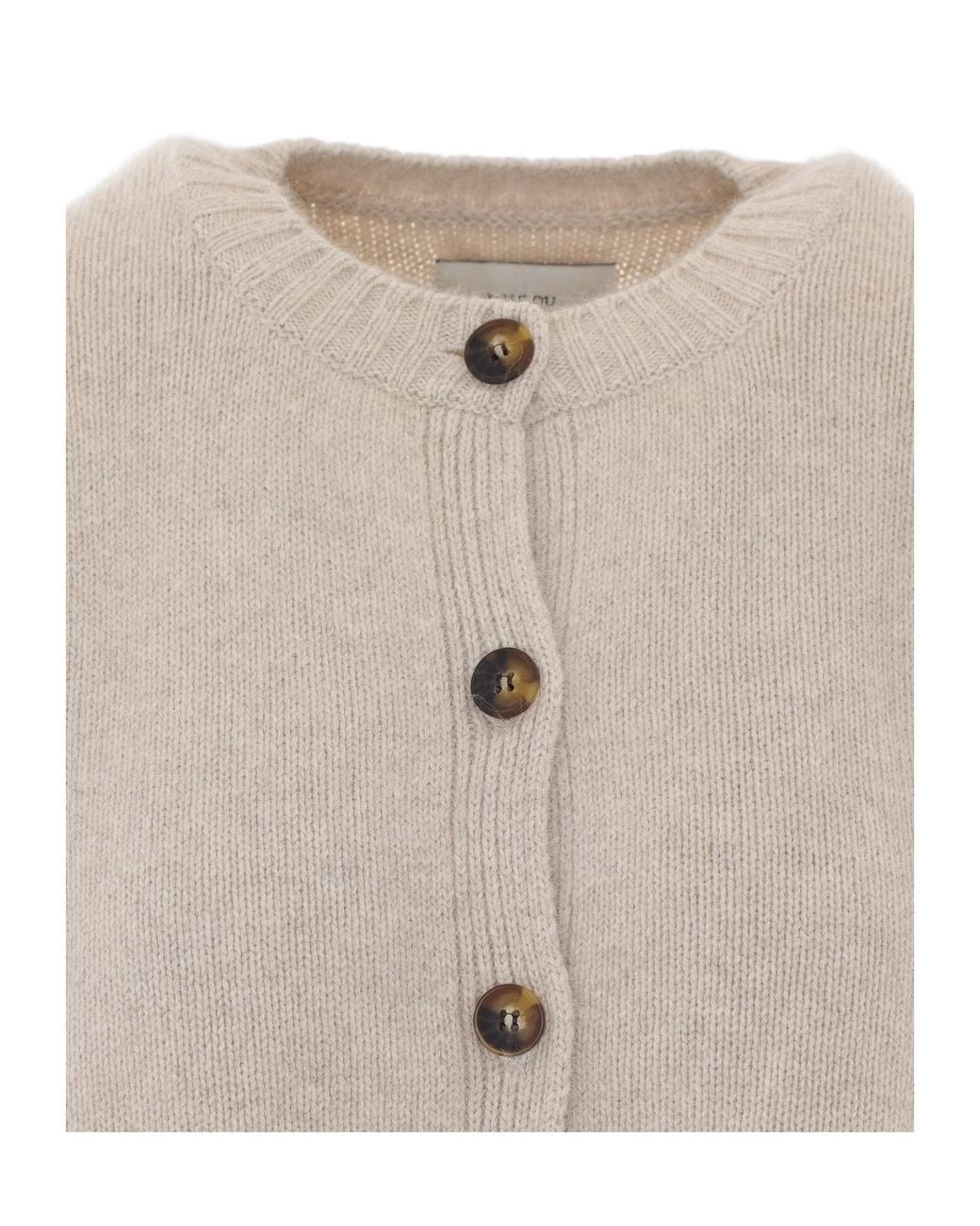 Loulou de Saison White Remus Buttoned Cardigan