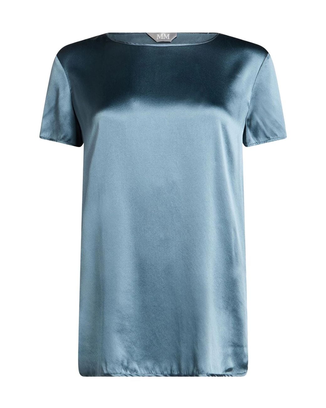 Max Mara Blue Solid Colour Tops