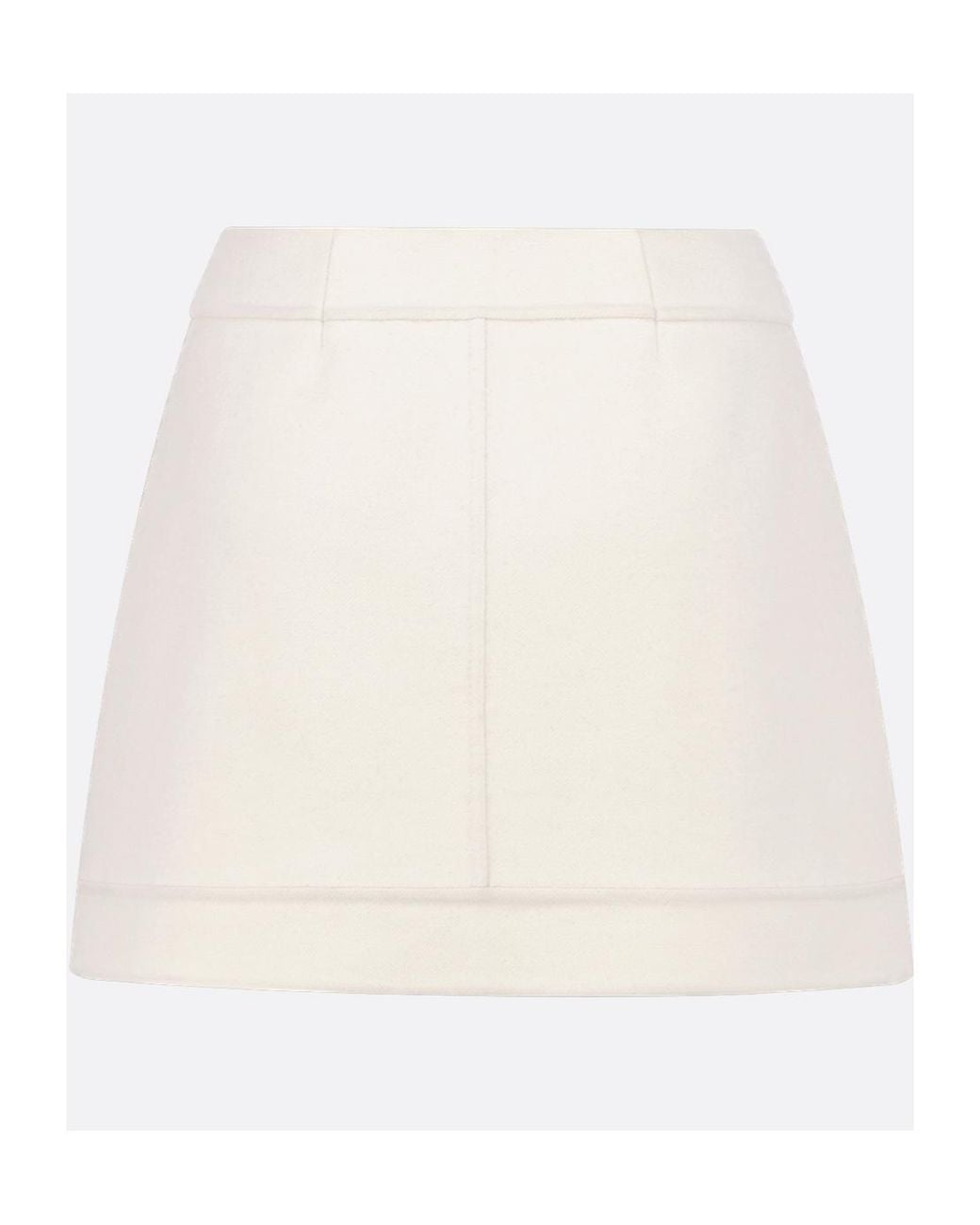 Dior Multicolor Christian Button Detailed Mini Skirt