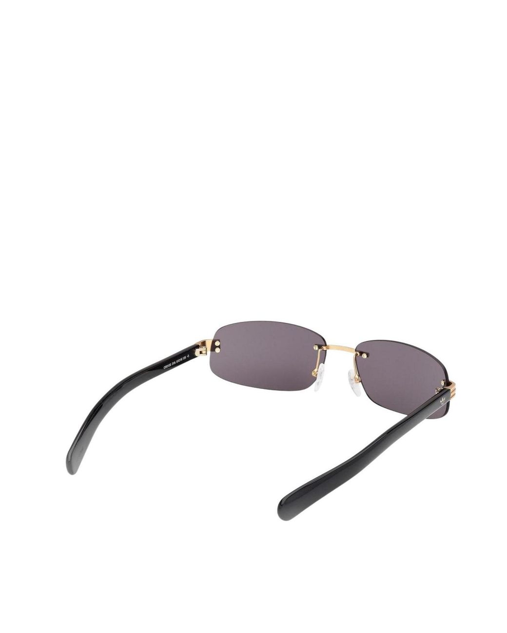 Adidas Originals White Rimless Sunglasses for men