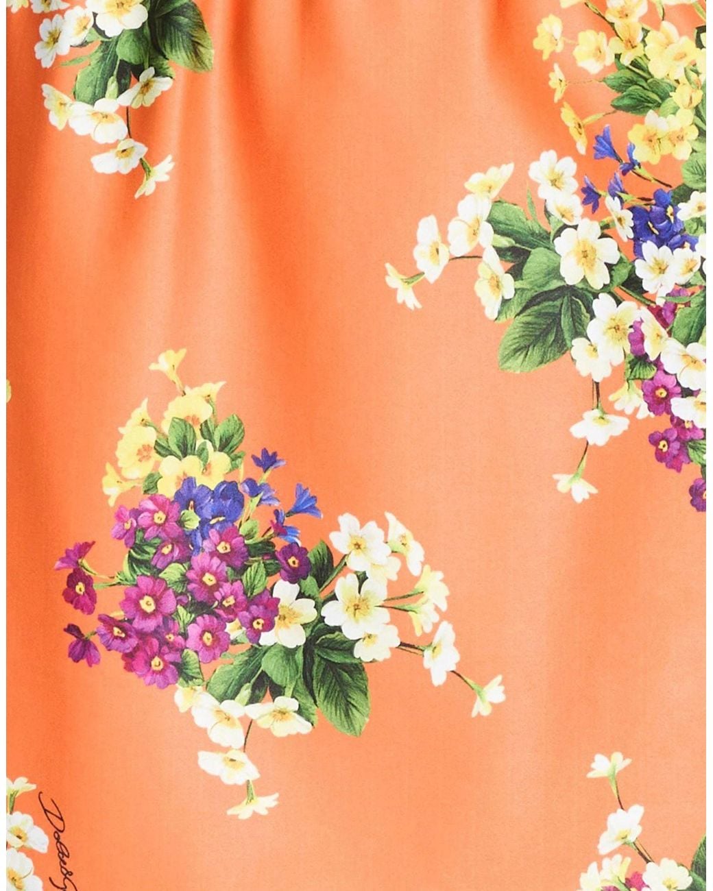 Dolce & Gabbana Orange Mini Skirts