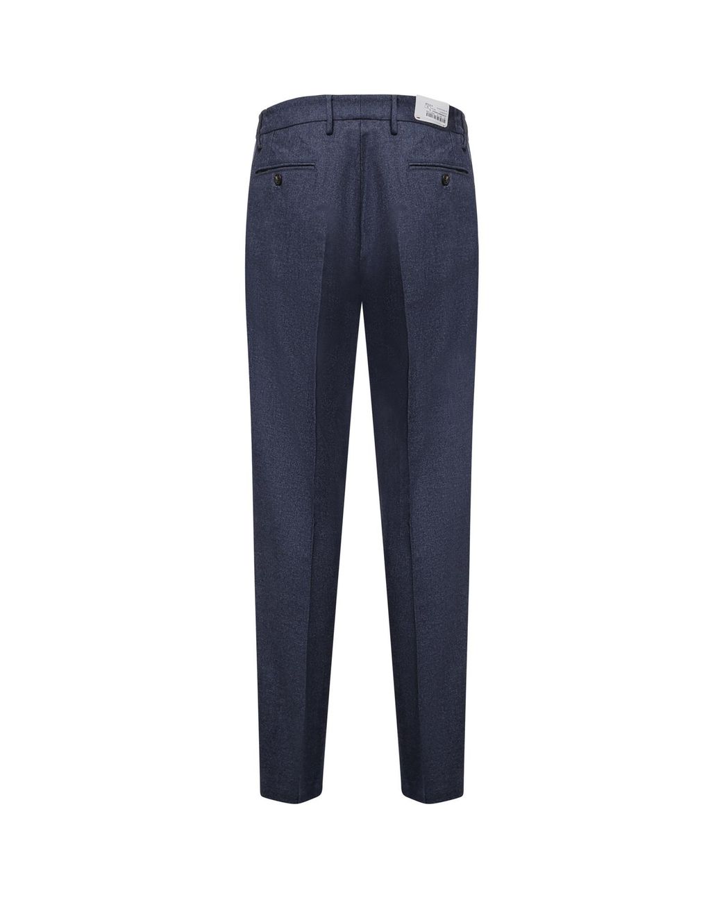 Eleventy Blue Pleated Tailored Pants for men