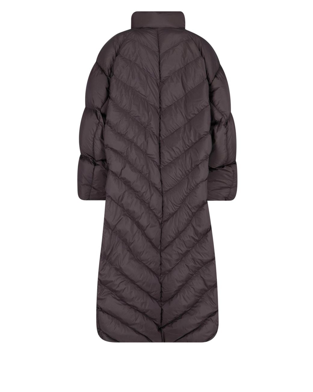 Khaite Brown Turtleneck Padded Front-Zip Jacket