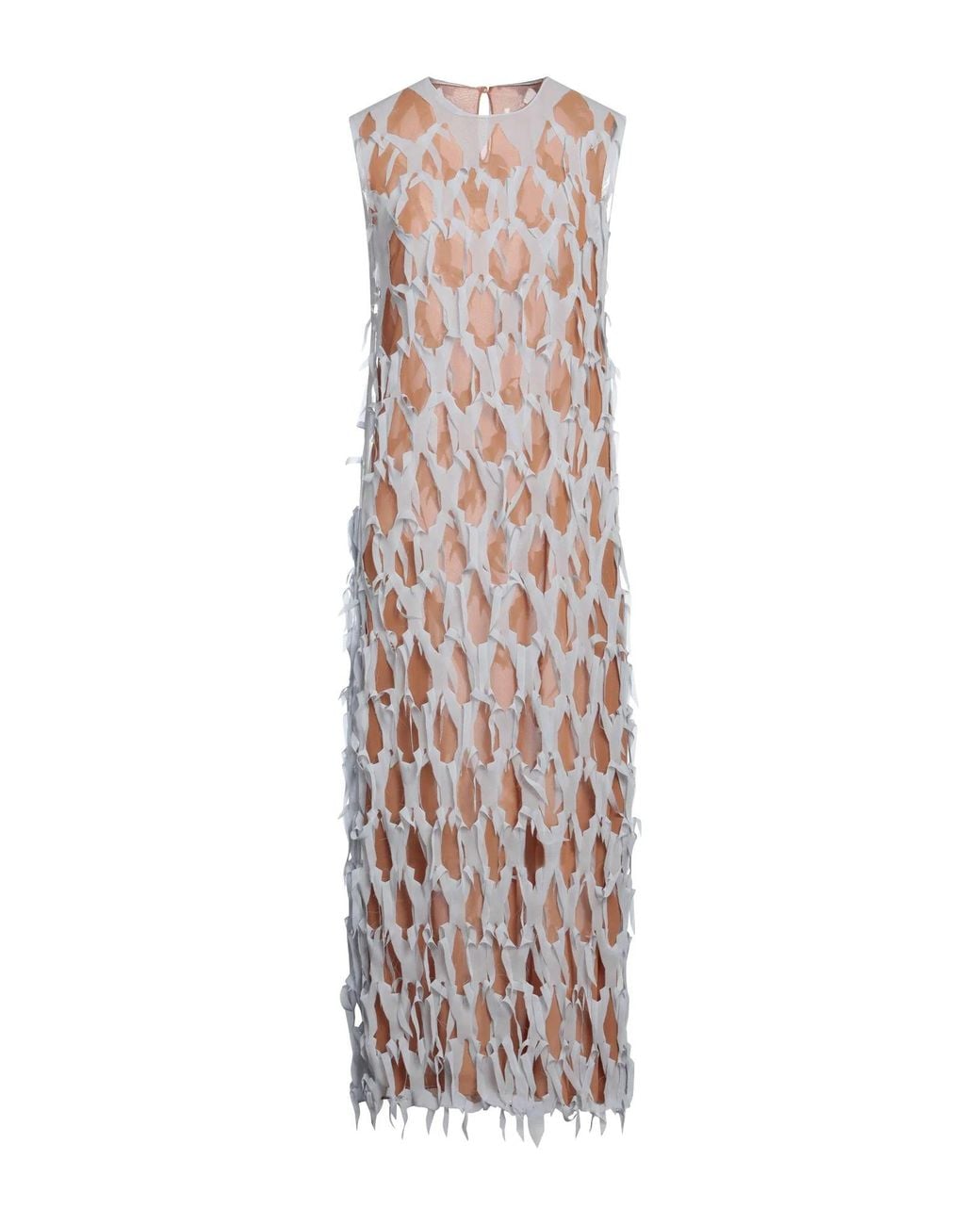 Maison Margiela Gray Dual Color Sleeveless Dress