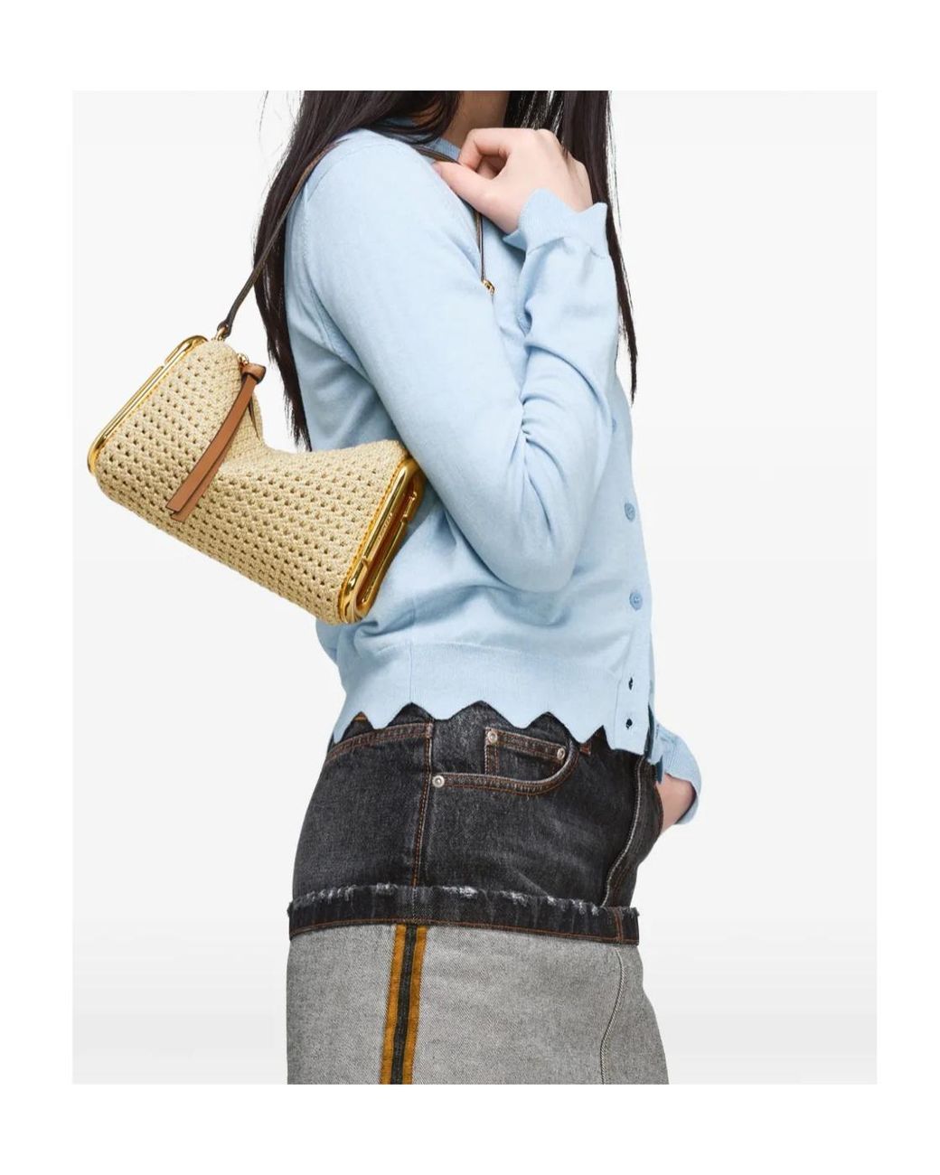 Marc Jacobs Metallic Scene Small Shoulder Bag