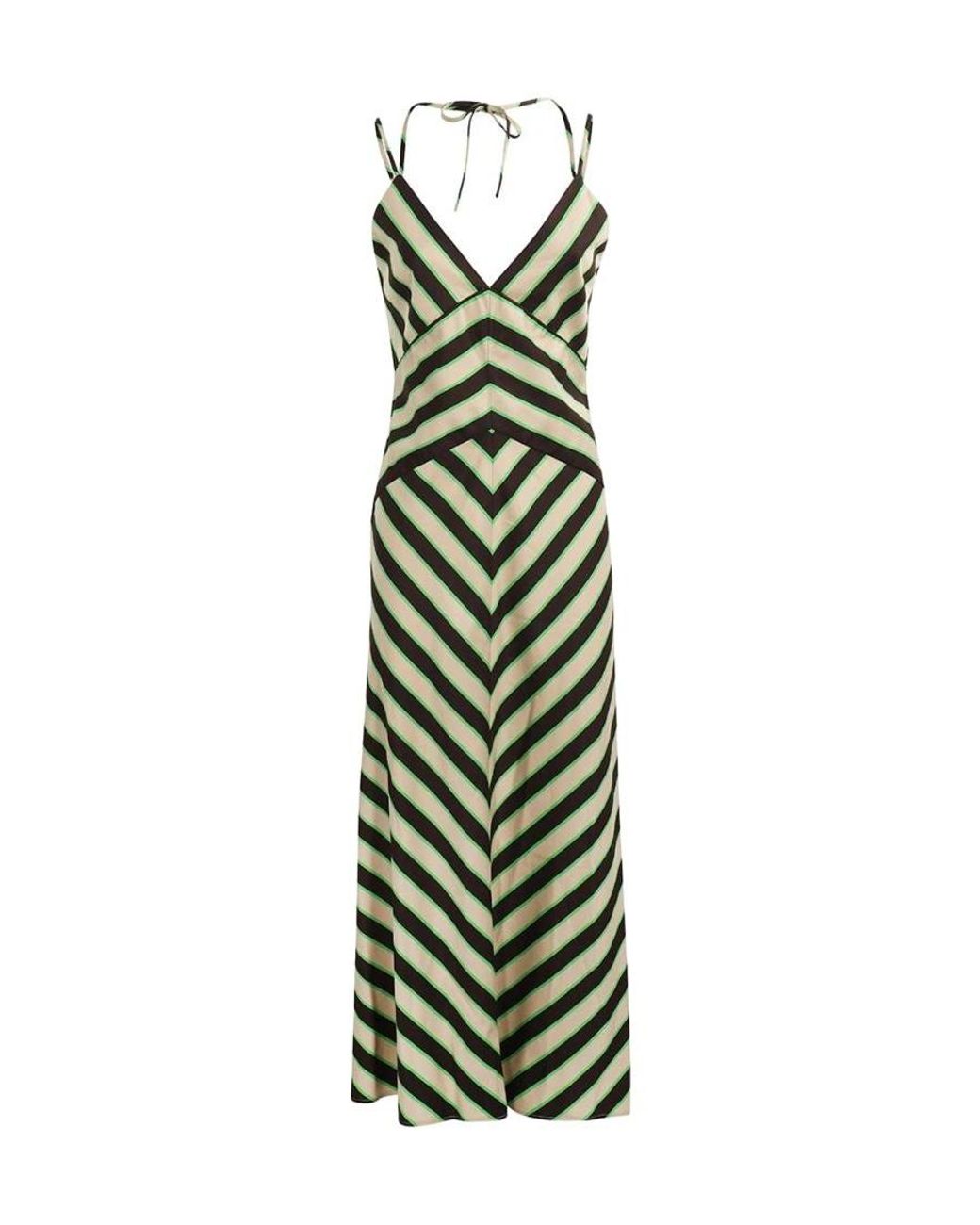 MSGM Green Midi Dresses