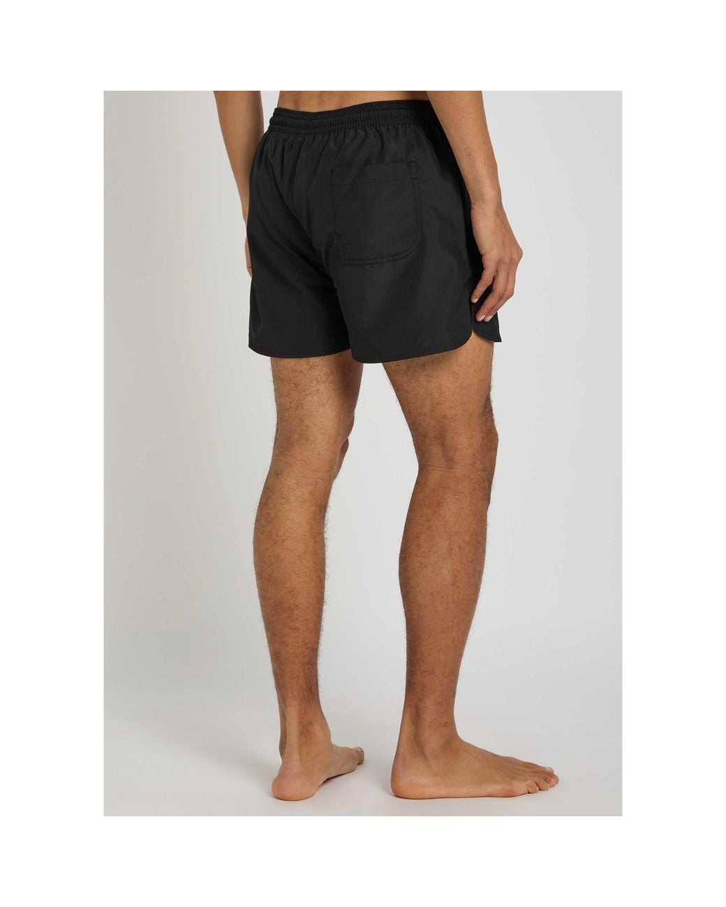 Jacquemus Black Elastic-Waist Shorts for men
