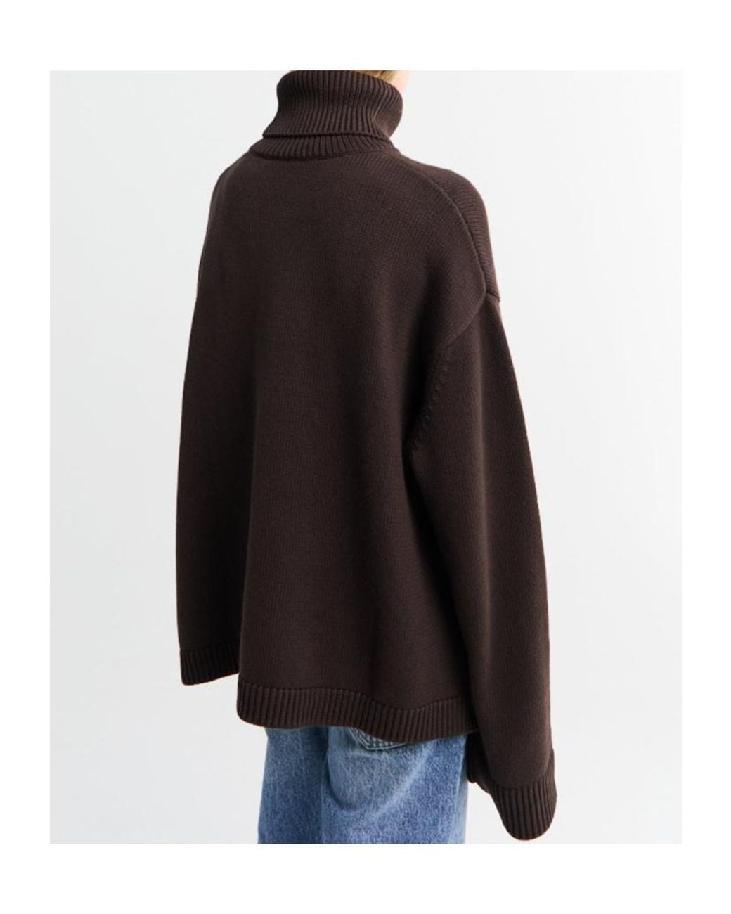 Frankie Shop Black Rhea Trapeze Turtleneck