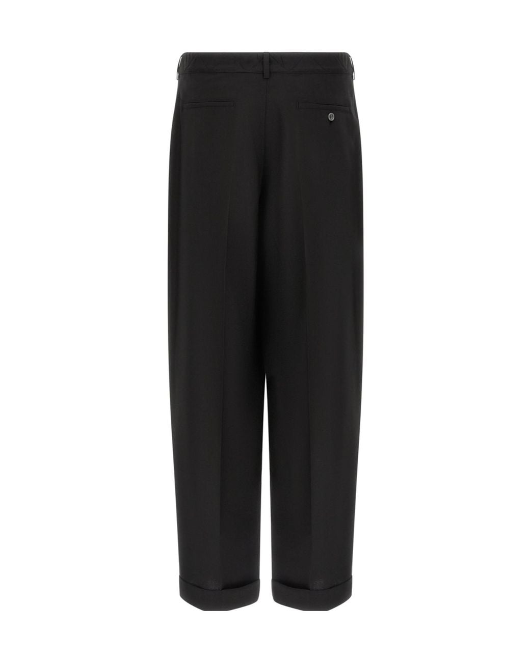 Marni Black Cool Wool Pants for men