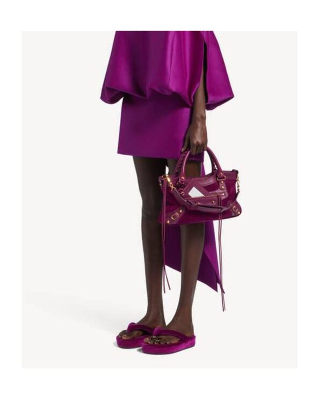 Balenciaga Purple Jet Lag Thongs