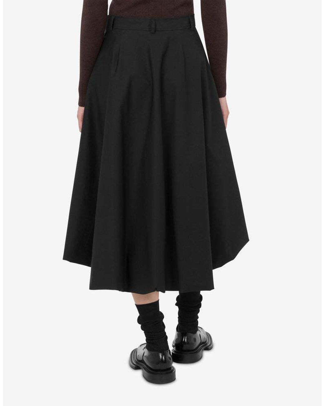 Moschino Black Asymmetric Skirt