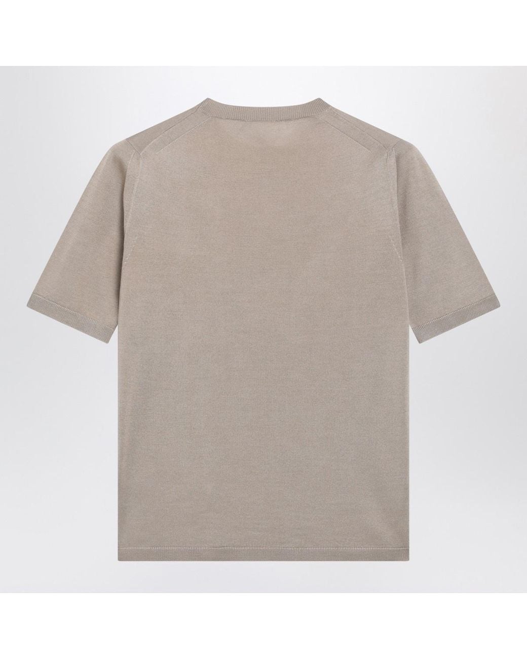Max Mara Blue Short-Sleeved Knitted Top