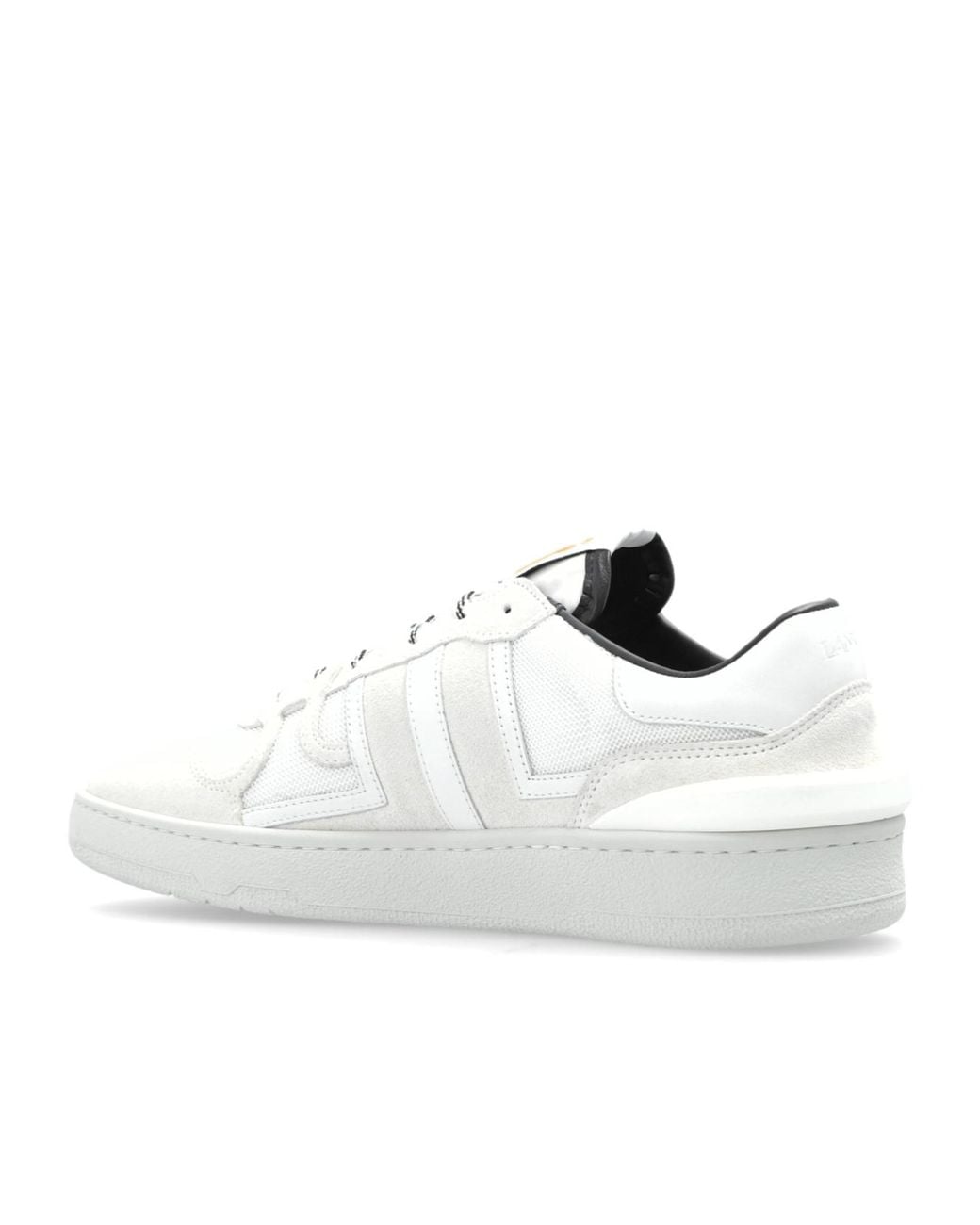 Lanvin White Clay Lace-Up Sneakers for men