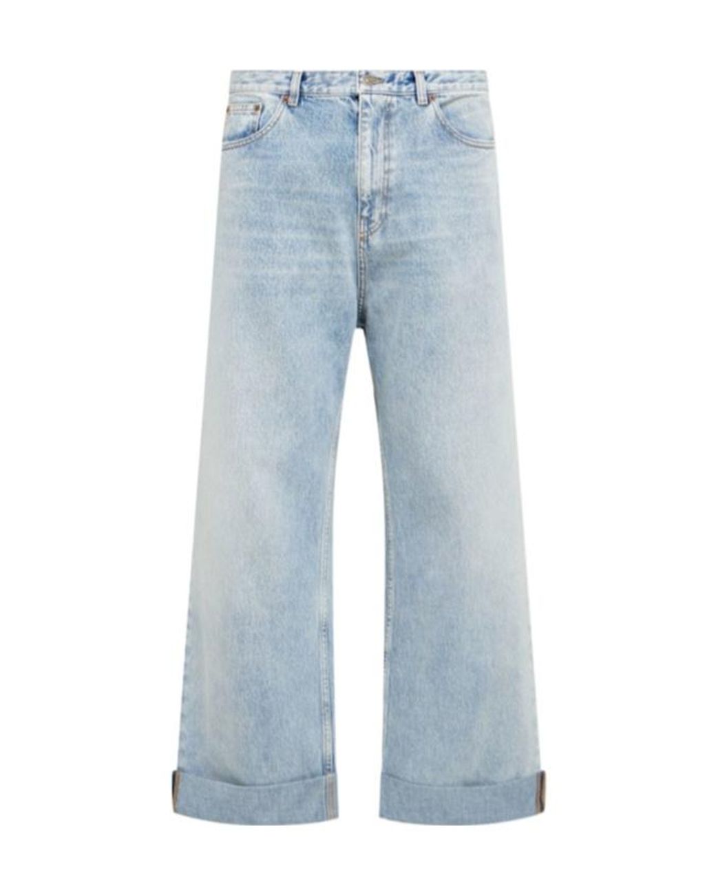 Valentino Blue Stonewashed Denim Jeans for men