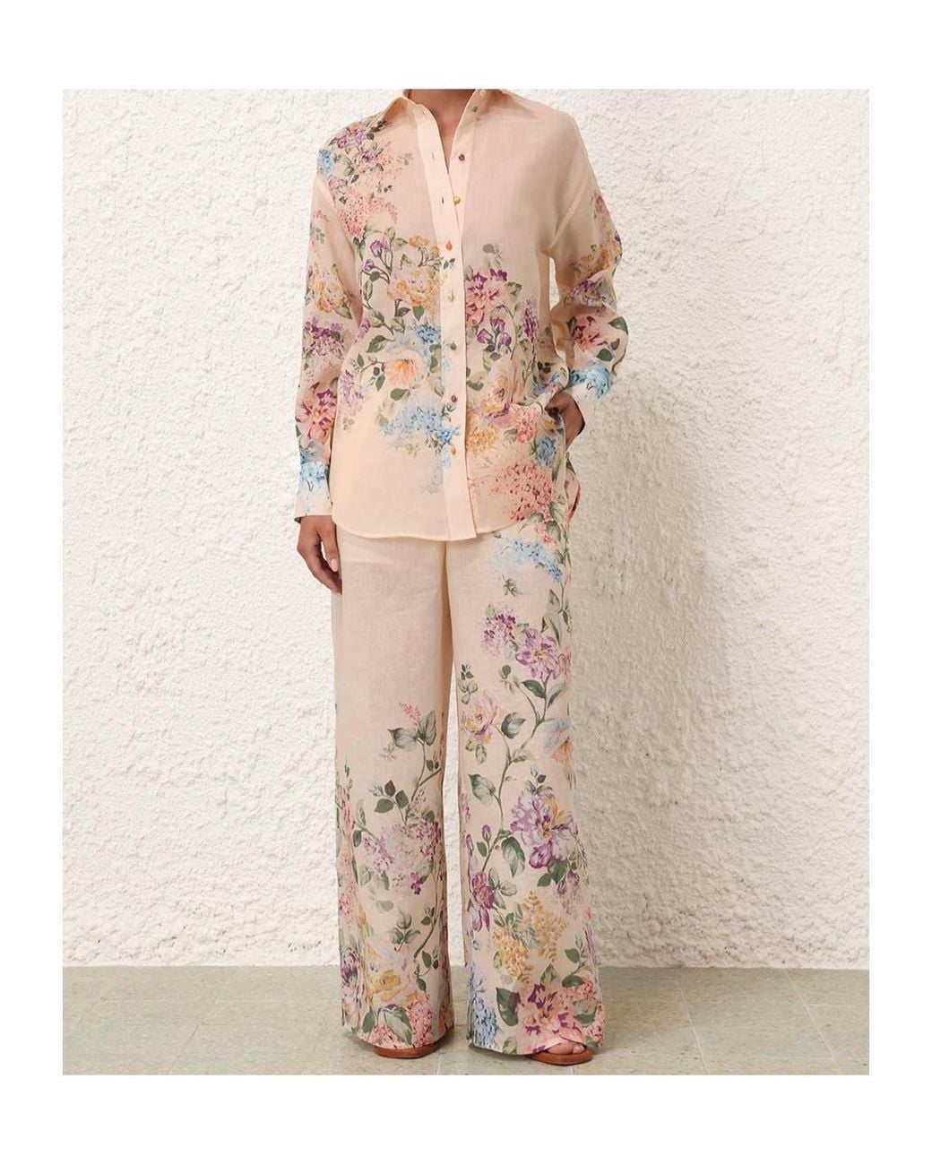 Zimmermann White Halliday Relaxed Shirt