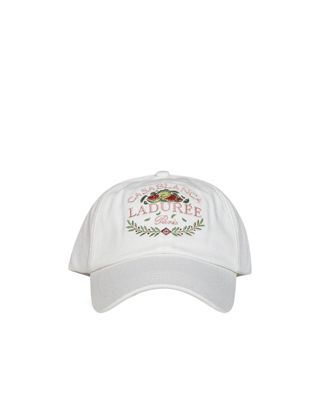 Casablanca White Laduree Embroidered Baseball Hat for men