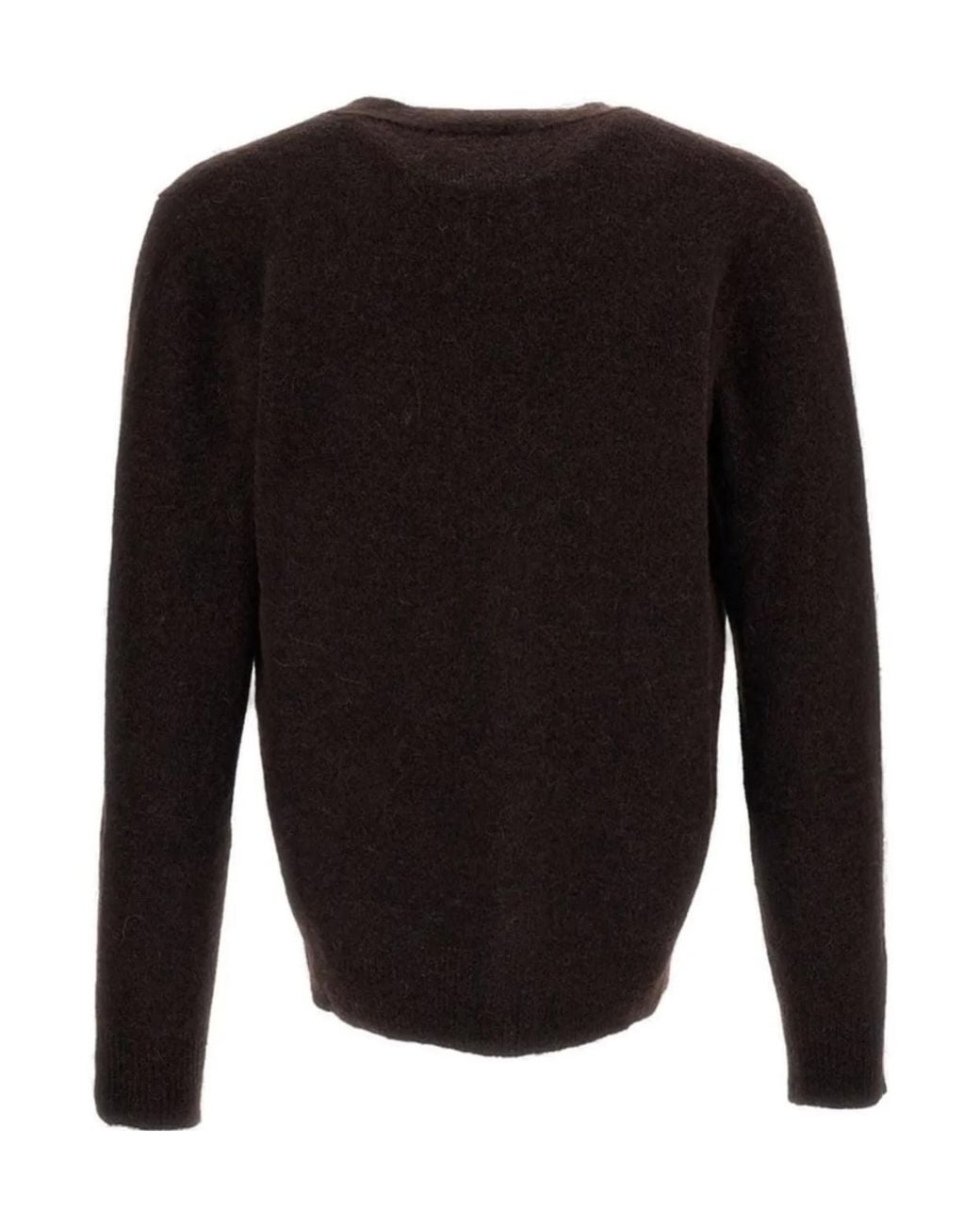 Barena Black Button-Up V-Neck Cardigan for men