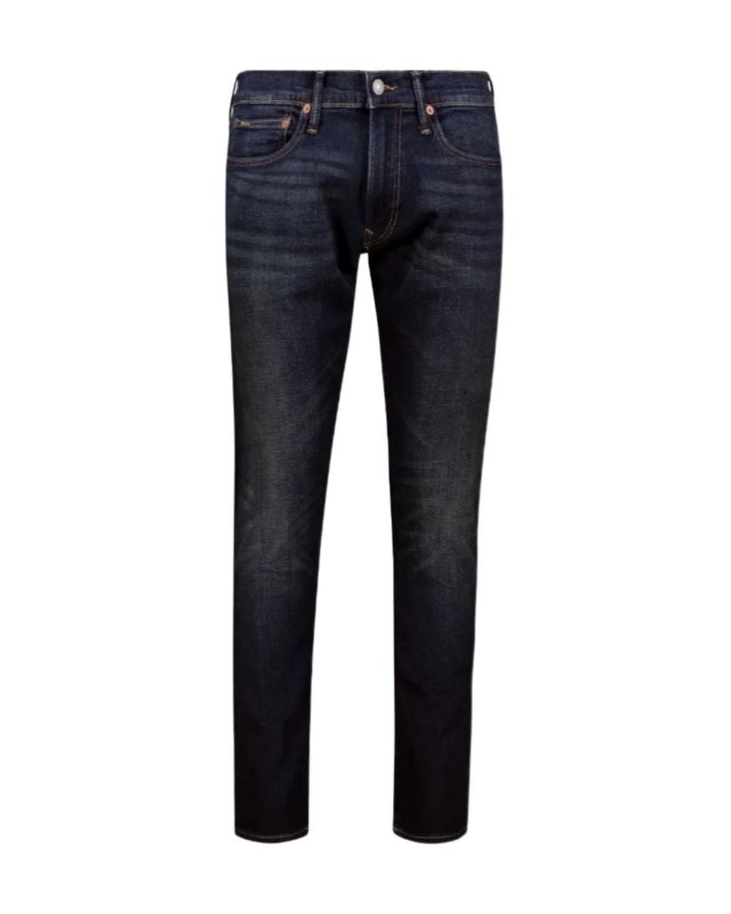 Polo Ralph Lauren Blue Logo-Patch Jeans for men