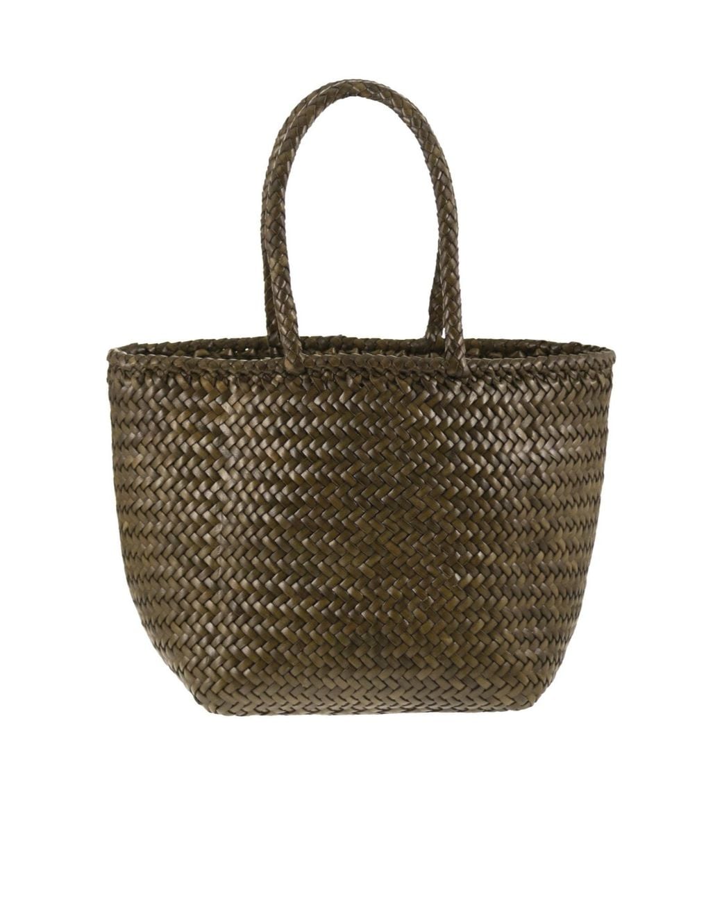 Dragon Diffusion Green Grace Small Basket Bag