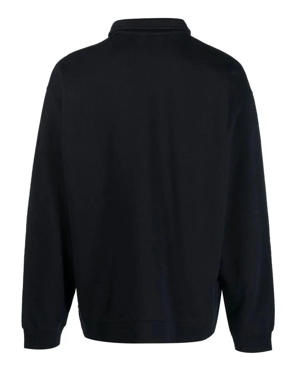 Vince Blue Terry Quarter-Zip Pullover for men