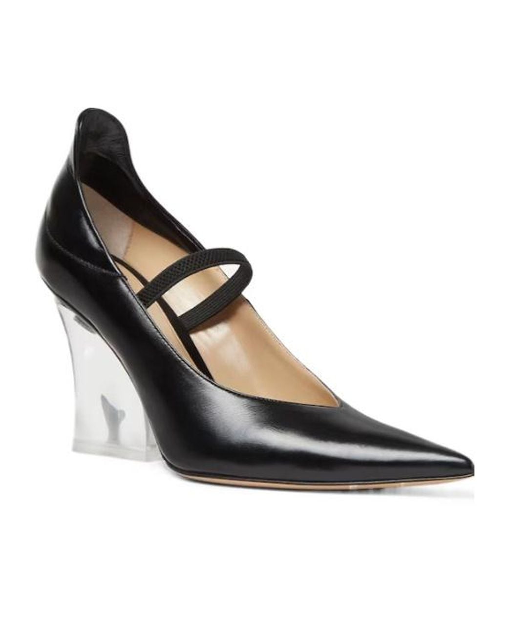 Fendi Black Cuneo Pointed-Toe Pumps
