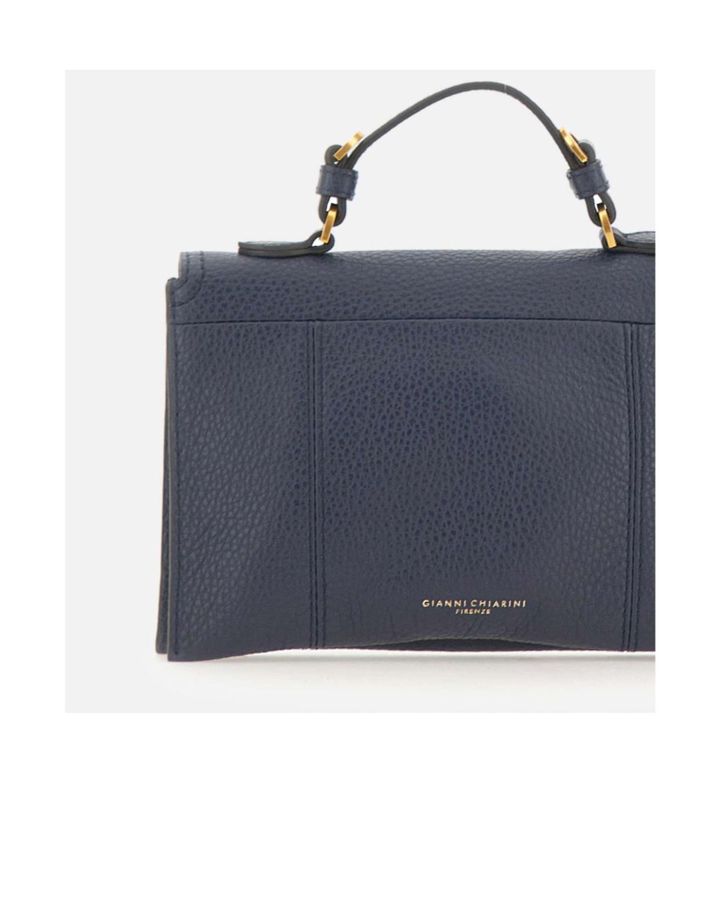 Gianni Chiarini Blue Vicky Top Handle Shoulder Bag