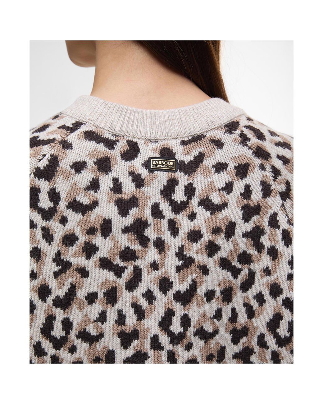 Barbour Black Harley Printed Crew Jumper