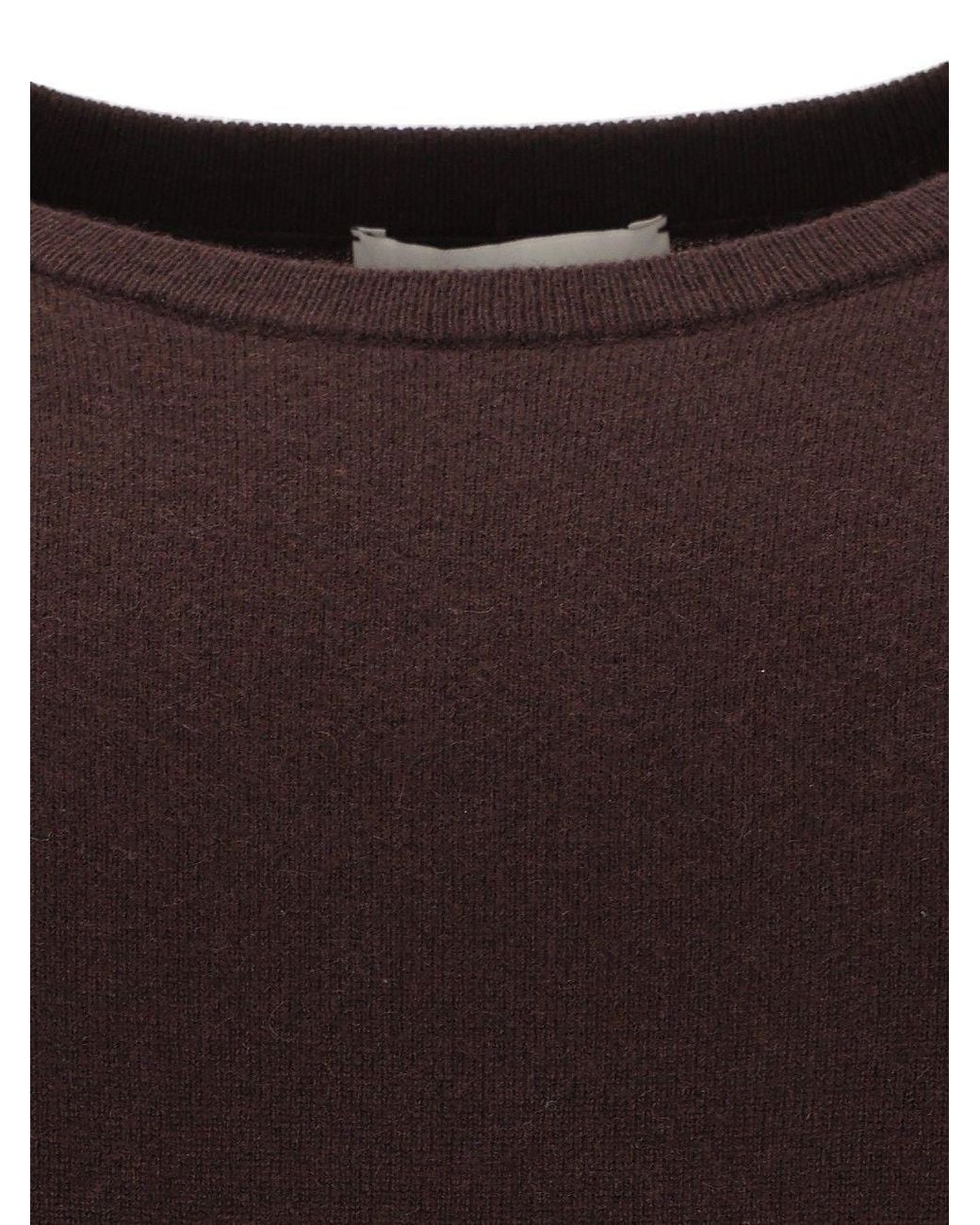 Dries Van Noten Brown Muroli Crew-Neck Knitted Sweater for men
