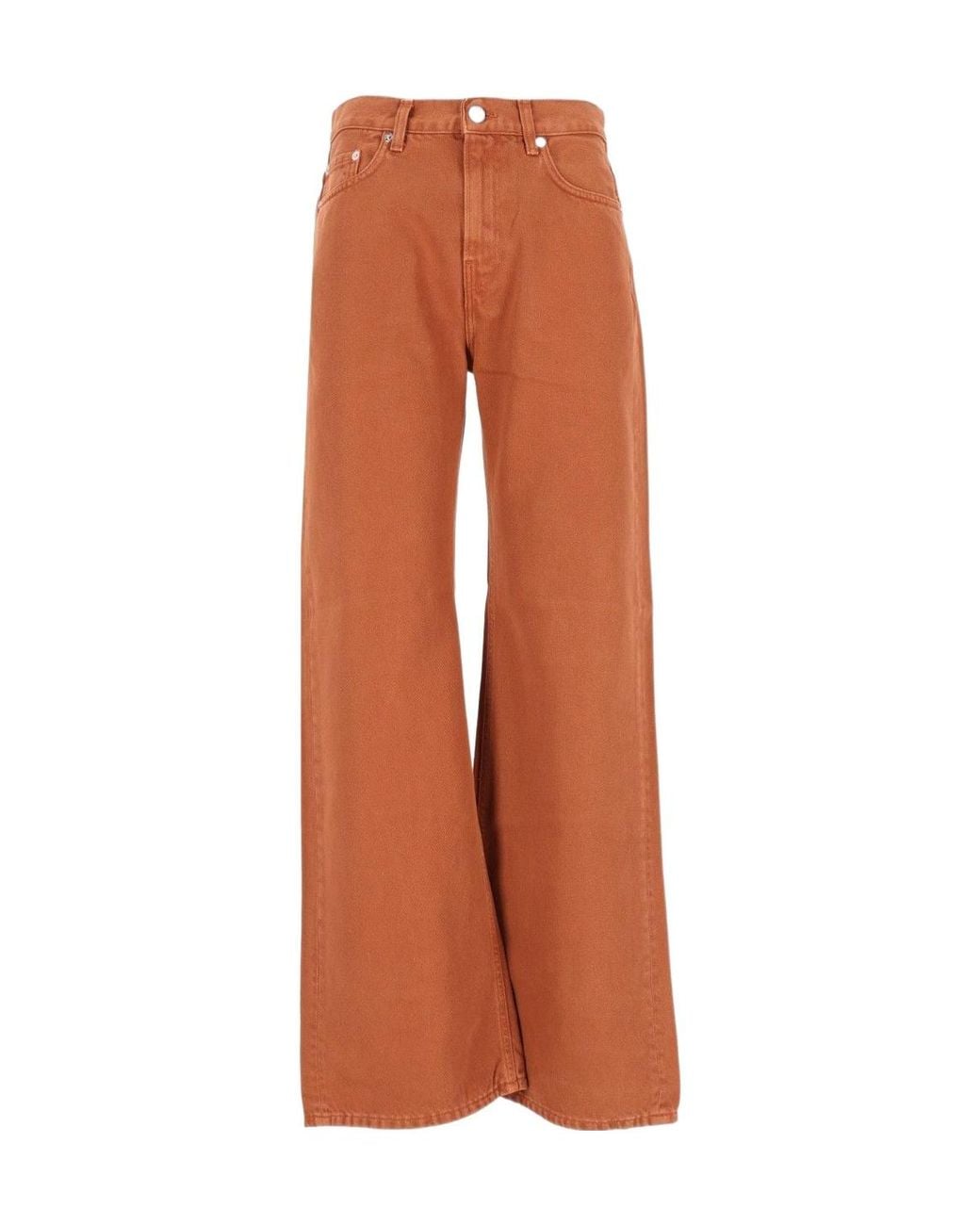 Haikure Brown Winny Wide-Leg Jeans