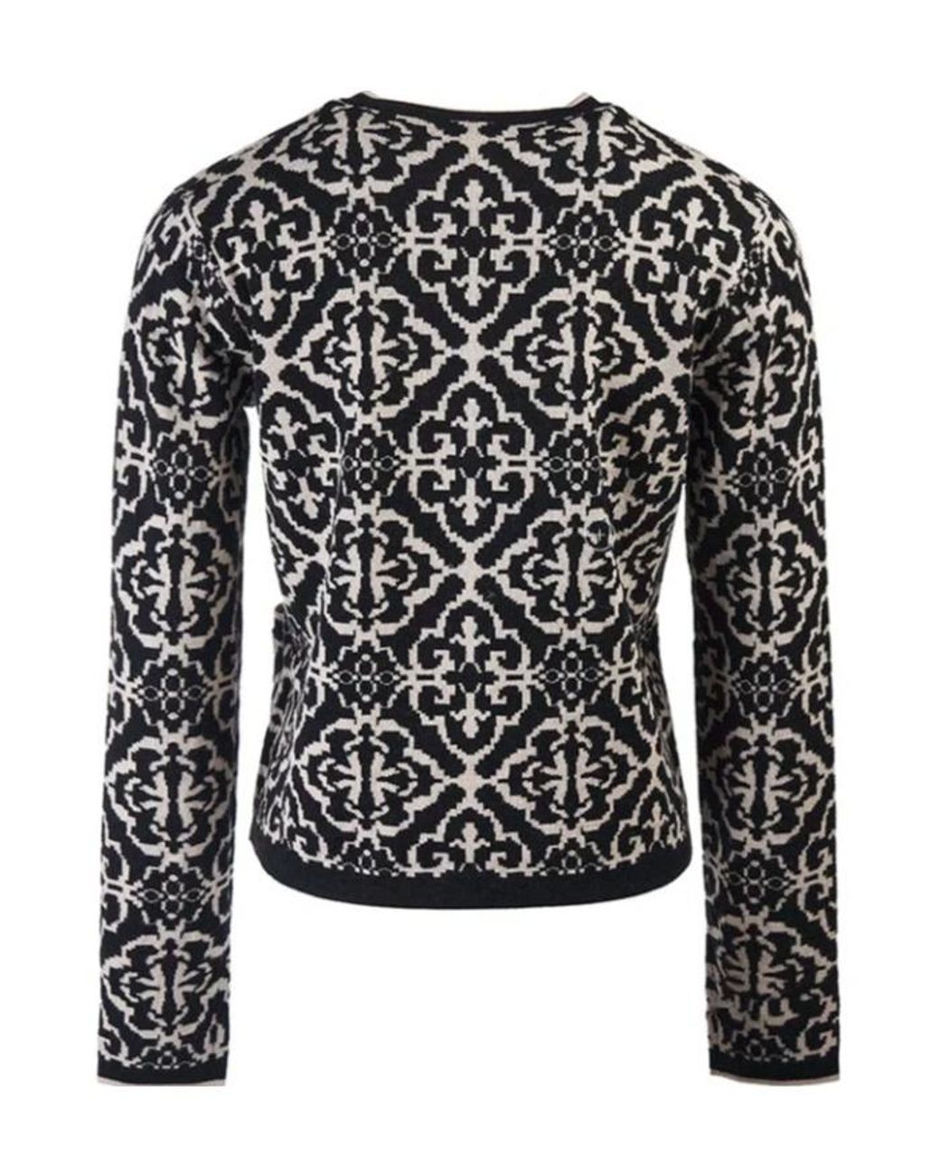 Max Mara Black Round-Collar And Long-Sleeved Sweater