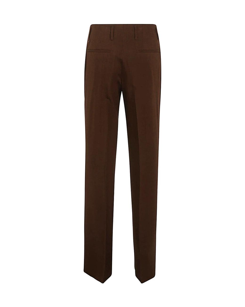 Dries Van Noten Brown Parchia Bis Straight-Leg Trousers