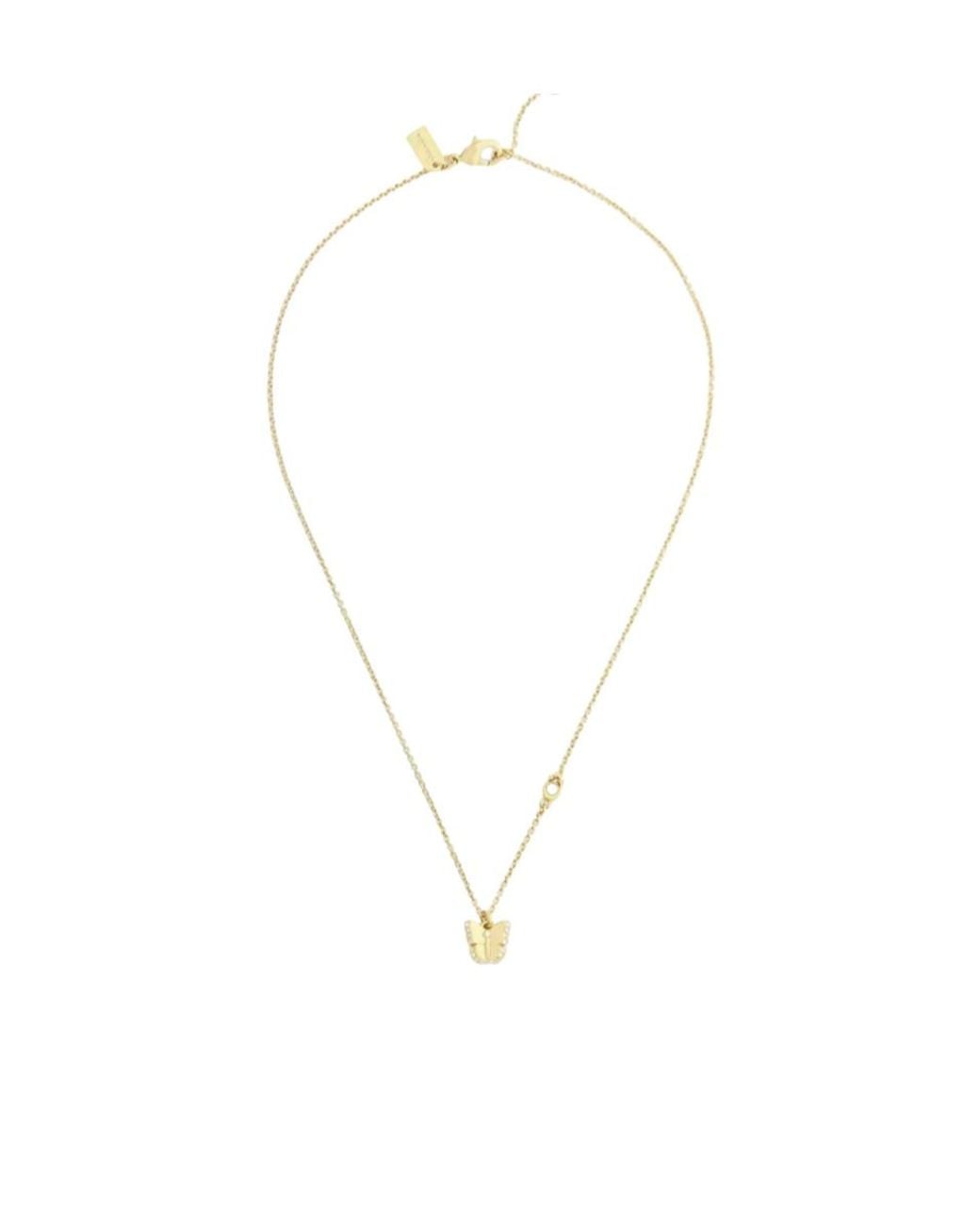 COACH White Chain Linked Necklace
