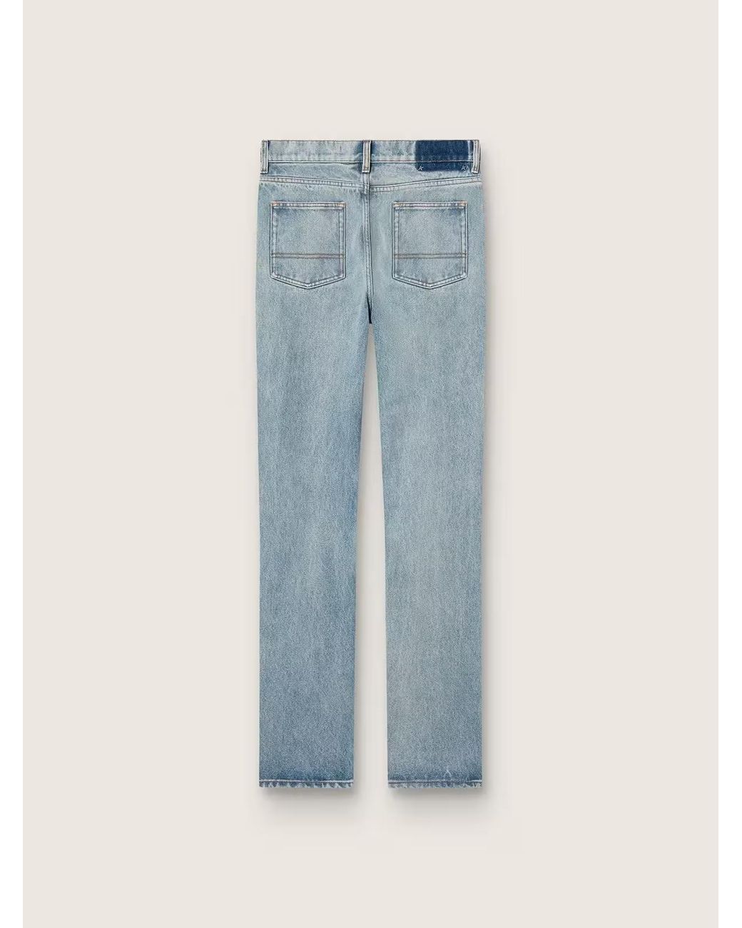 Golden Goose Deluxe Brand Blue Straight-Leg Distressed Jeans