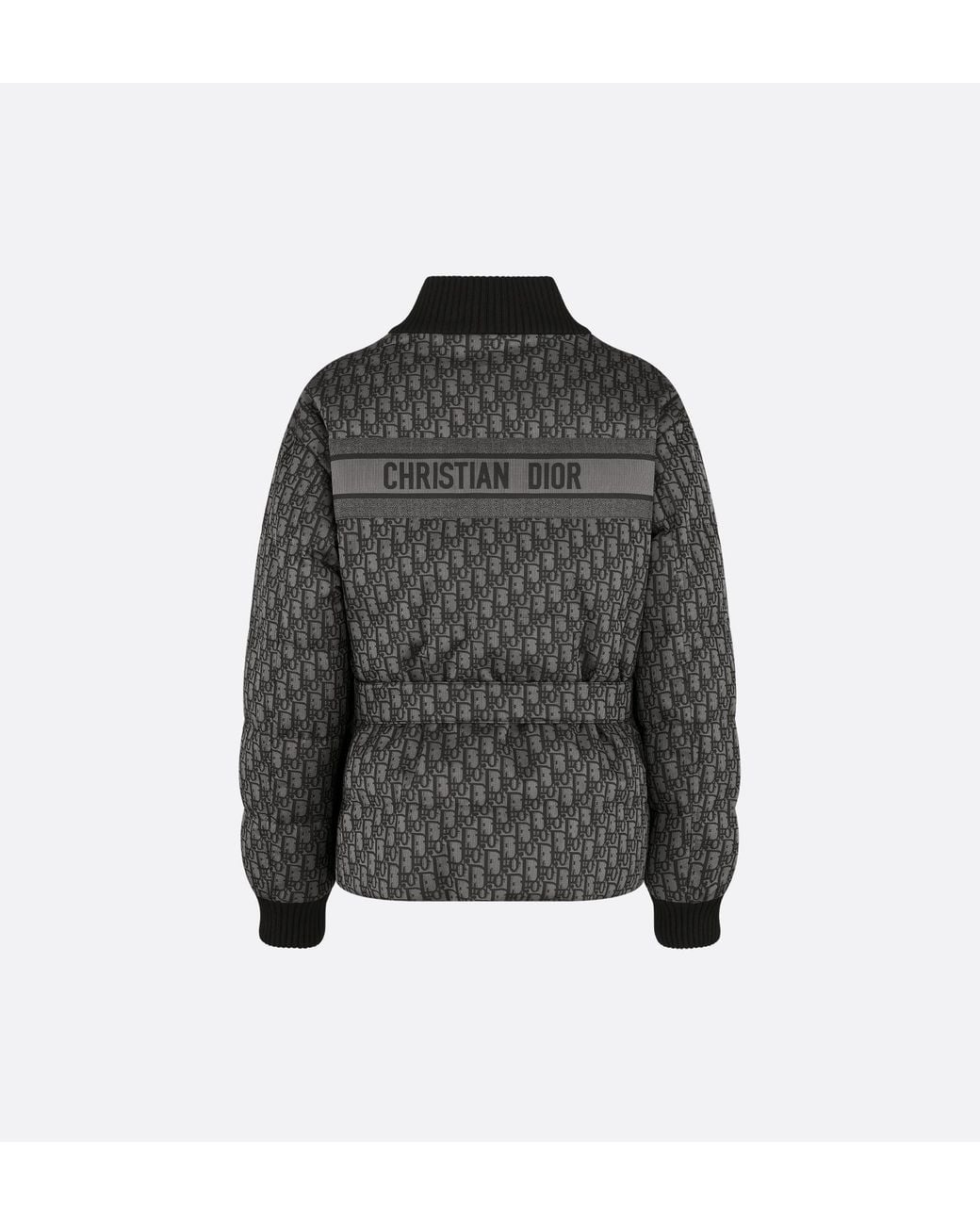 Dior Black Alps Belted Down Jacket