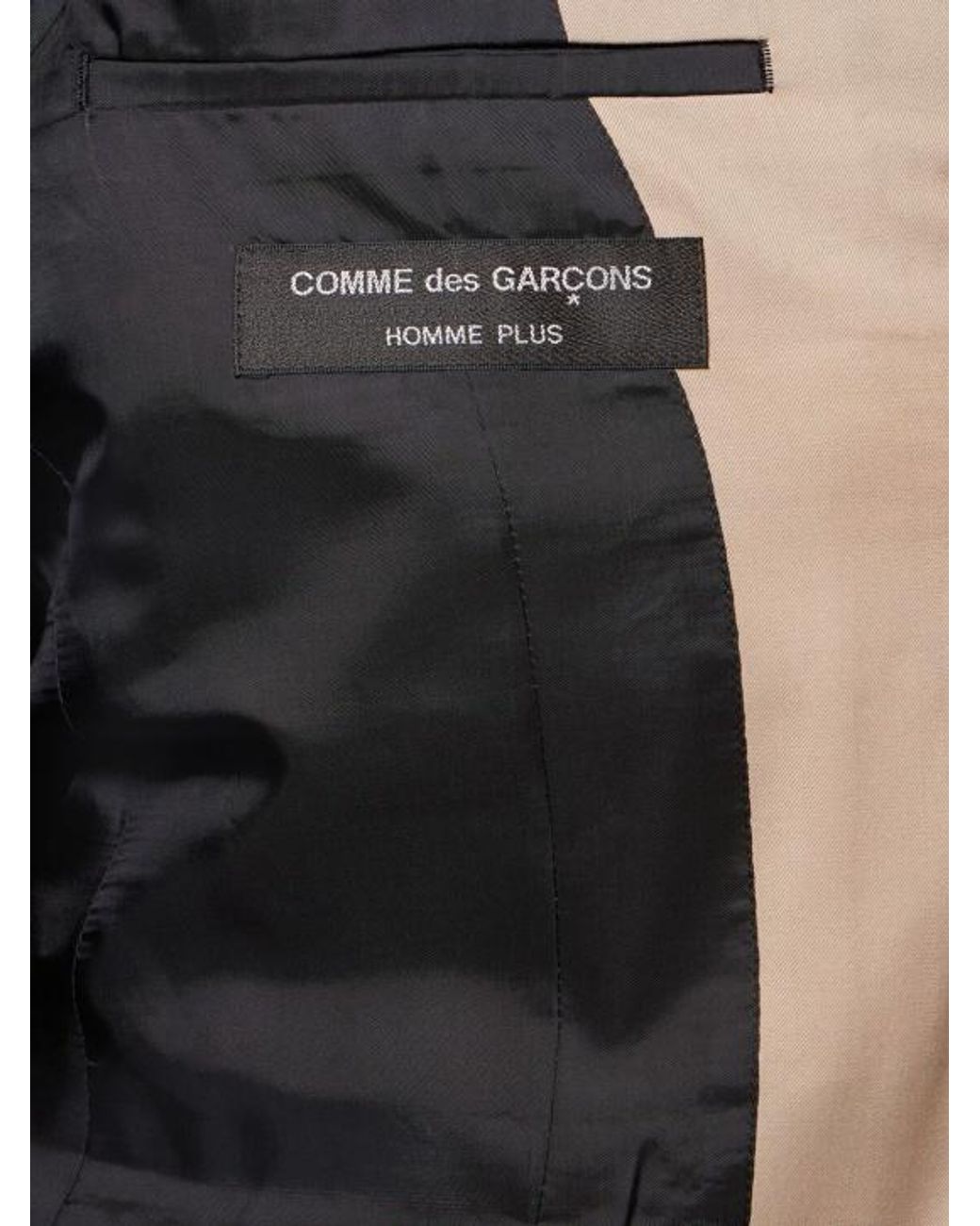 Comme des Garçons Natural Wool Double Blazer for men