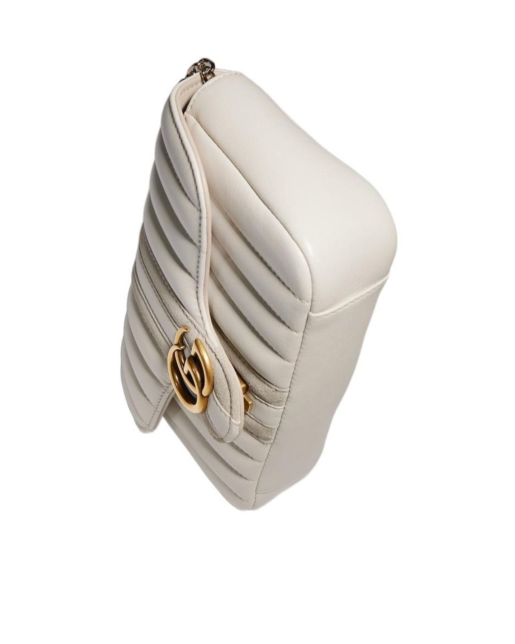 Gucci Natural Jetset Gg Marmont Small Shoulder Bag