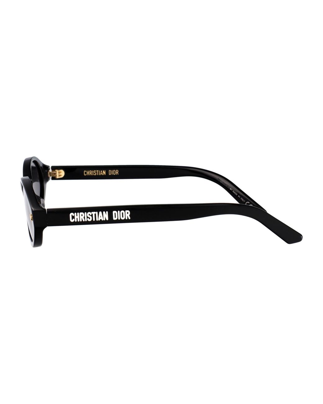 Dior White Eyewear Pacific R1I Oval Frame Sunglasses