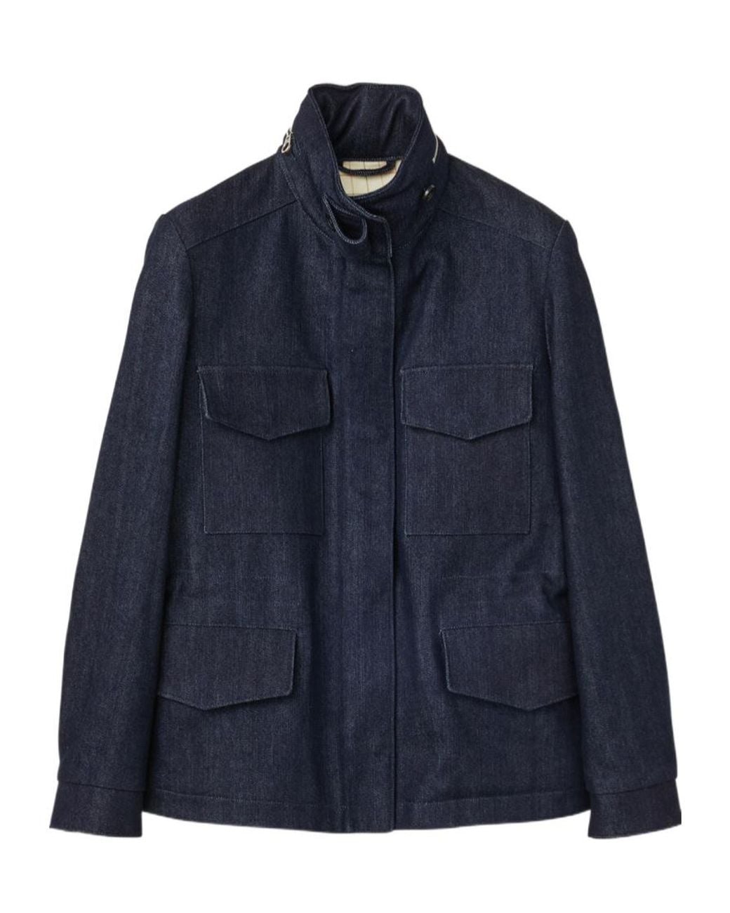 Loro Piana Blue Traveller Denim Coat