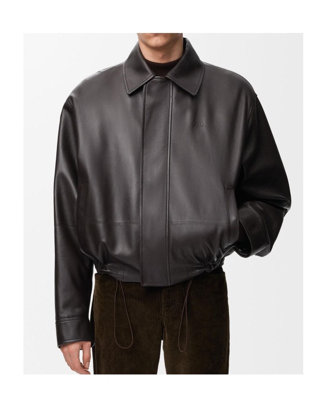 Loewe Black Drawstring Jacket for men