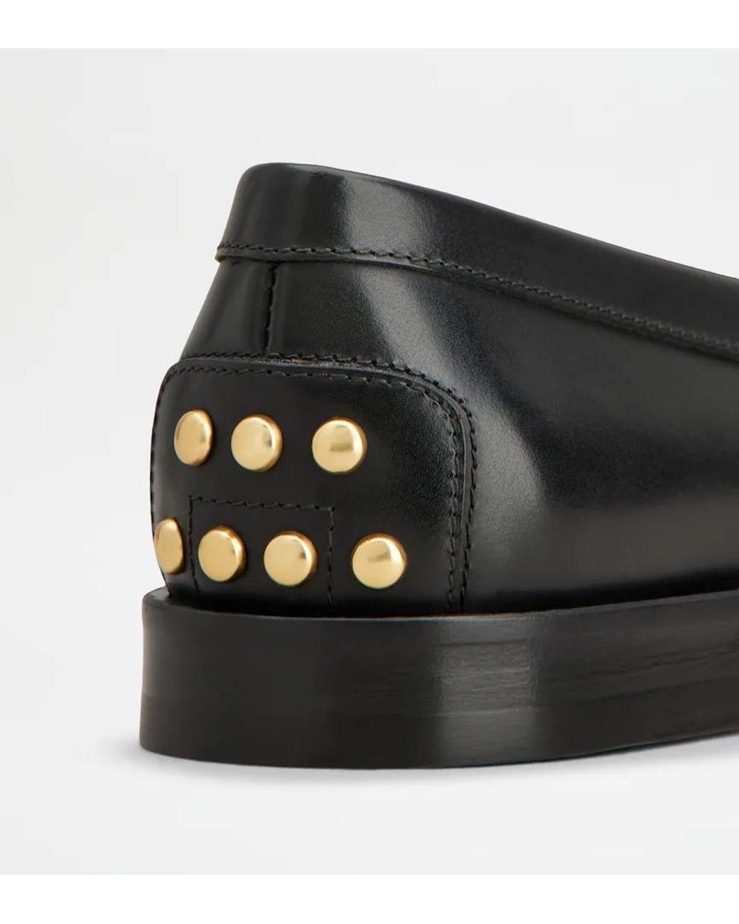 Tod's Black Slip-On Loafers