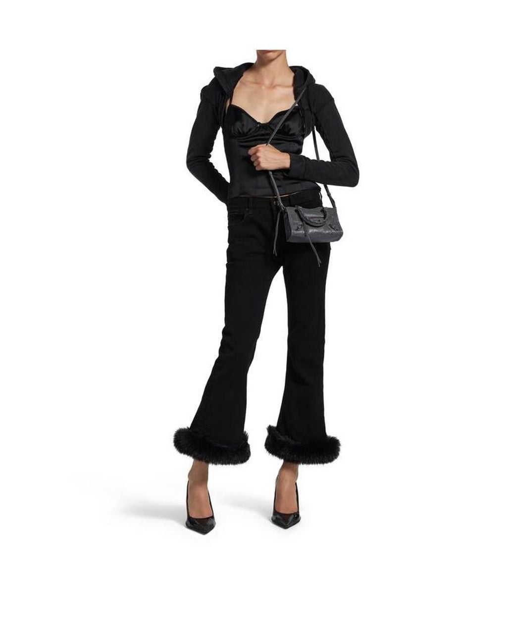 Balenciaga Black Le City Bag Nano