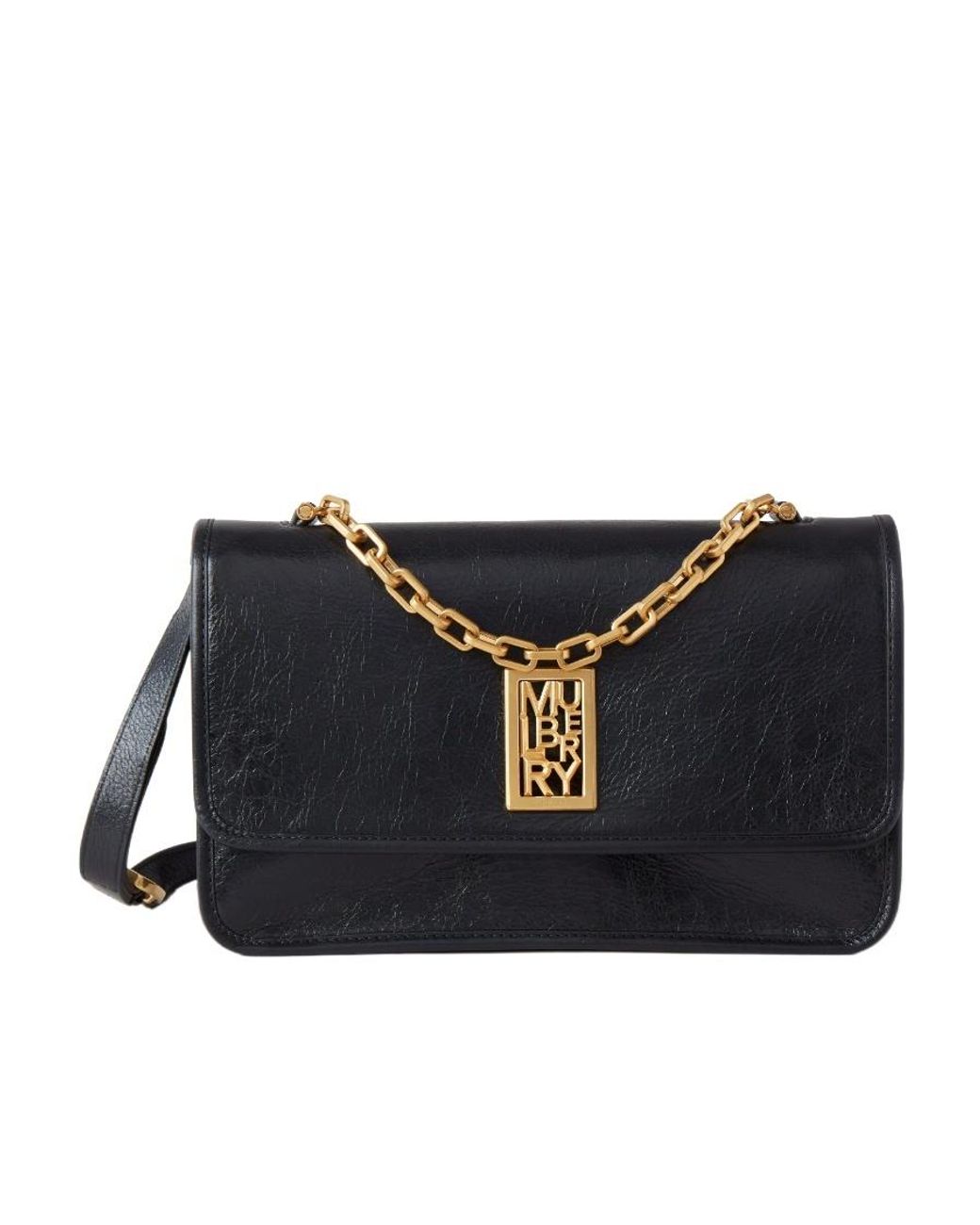 Mulberry Black Sadie Leather Shoulder Bag